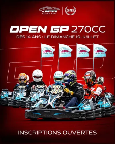 Open GP sur le Kart 270cc le dimanche 19 Juillet