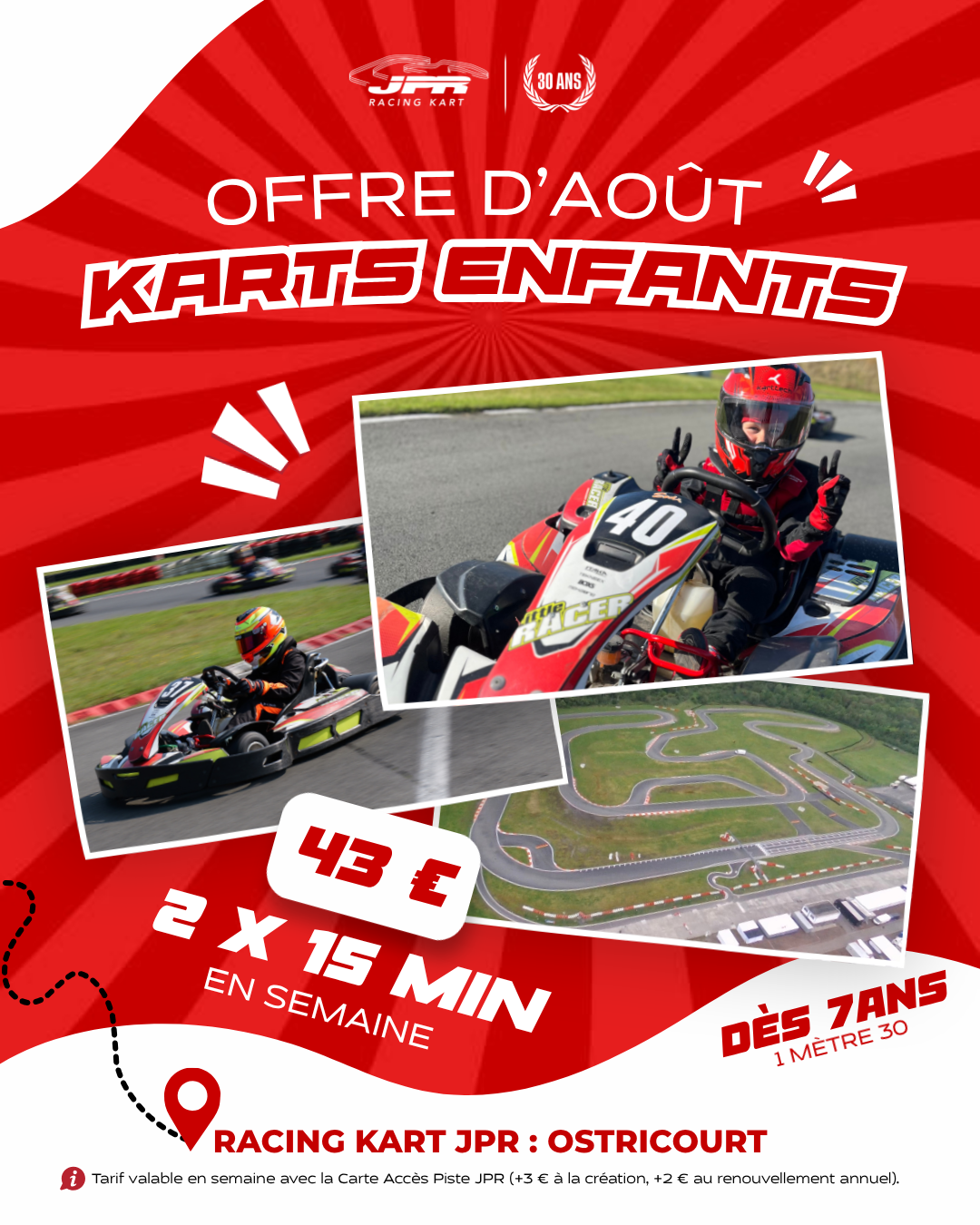 OFFRE D’AOÛT : KARTS ENFANTS